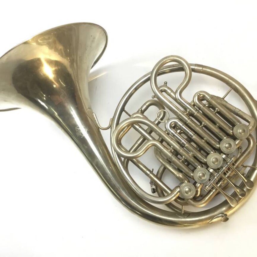 Used Paxman (Merewether) F/Bb Double French Horn with Stopping/Half Step 5th Valve (SN: 58012L)