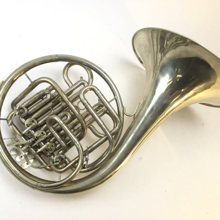 Used Paxman (Merewether) F/Bb Double French Horn with Stopping/Half Step 5th Valve (SN: 58012L)