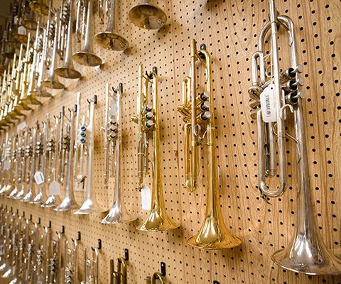 Cheap Polished Brass Bugle Instrument Pocket Trumpet With 3 Valve Vintage  Flugel Horn, Antique brass Trumpet Horn, Bugle Horn