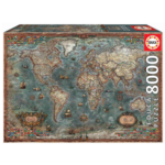 Educa Puzzle 8000: Mappemonde historique