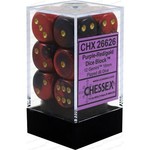Chessex Gemini: 12D6 Purple-Red/Gold