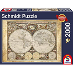 Schmidt Puzzle 2000: Historical World Map