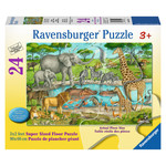 Ravensburger Puzzle plancher 24: Animaux au plan d'eau