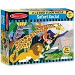 Melissa & Doug Puzzle plancher 24: Safari Social
