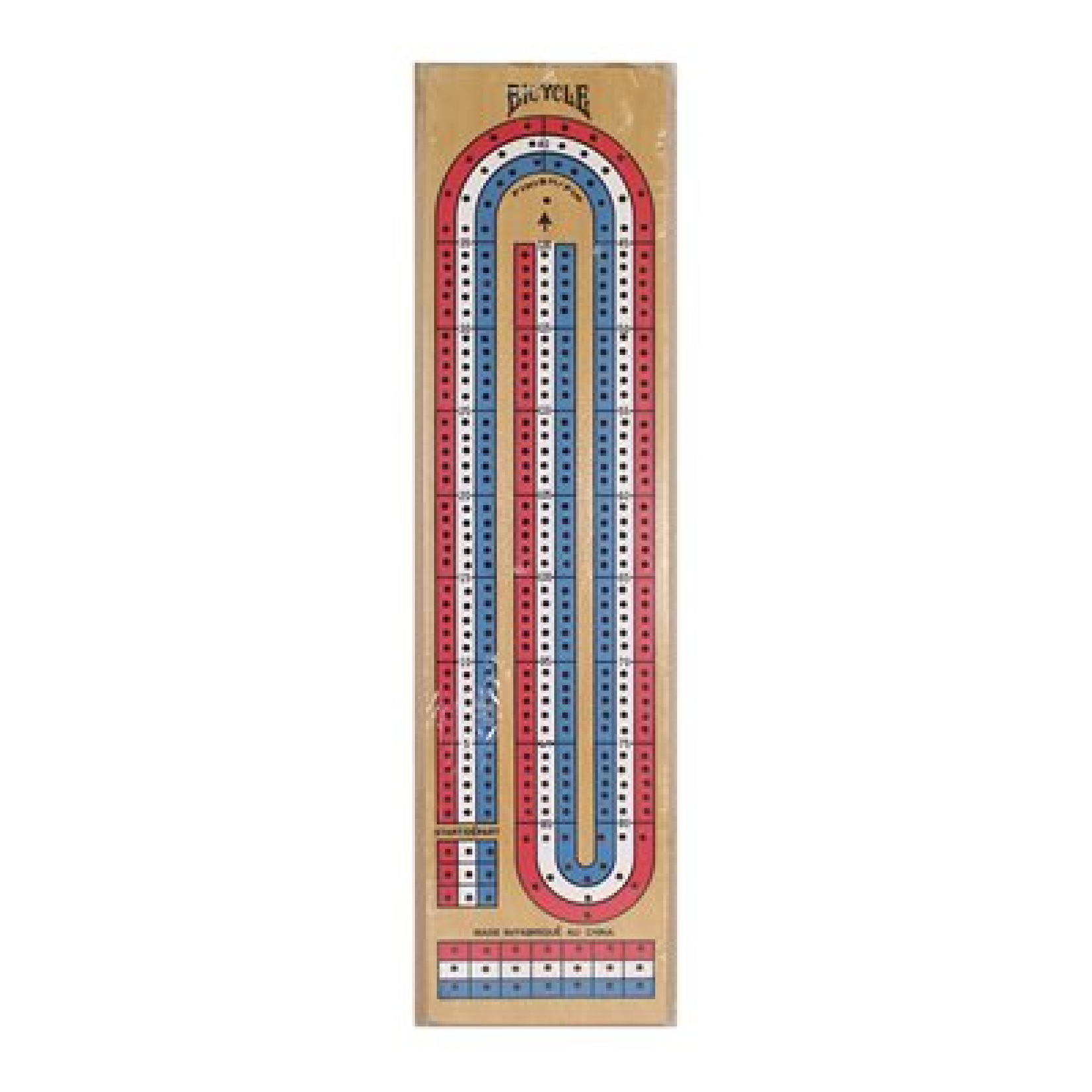 Bicycle Cribbage Board - 3 Track