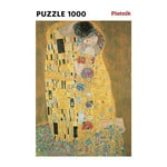 Piatnik Puzzle 1000:  Klimt le baiser, fini métallique