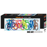 Heye Puzzle 1000: Colourful Row, Bike Art