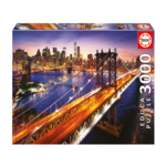 Educa Puzzle 3000: Manhattan au coucher de soleil