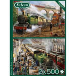 Falcon Puzzle 2 x 500: Mail by Rail