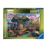 Ravensburger Puzzle 1000 Abandoned Series: Gloomy Carnival
