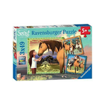 Ravensburger Puzzle 3x49: Adventures on Horses