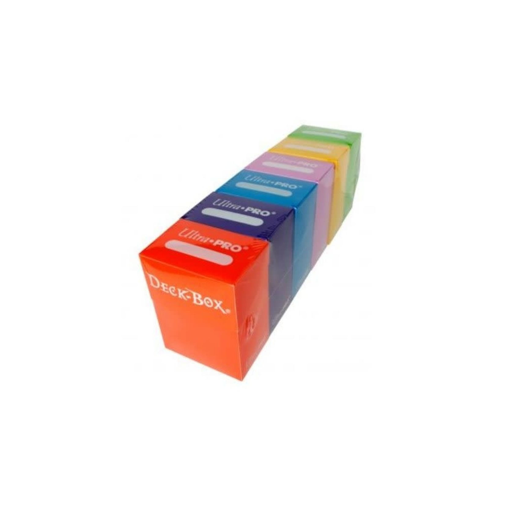 Ultra Pro Deck Box AMZ Bundle - 6 Colors Orange, Purple, Blue, Pink, Yellow, Green