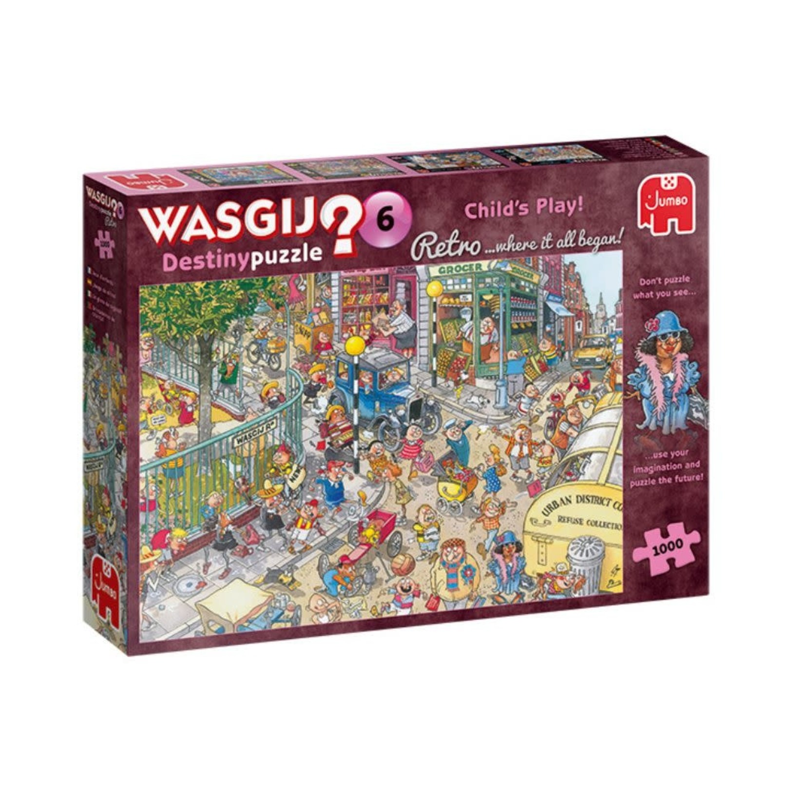 Jumbo Puzzle 1000: Wasgij Destiny Retro #6, Jeux d'enfants!