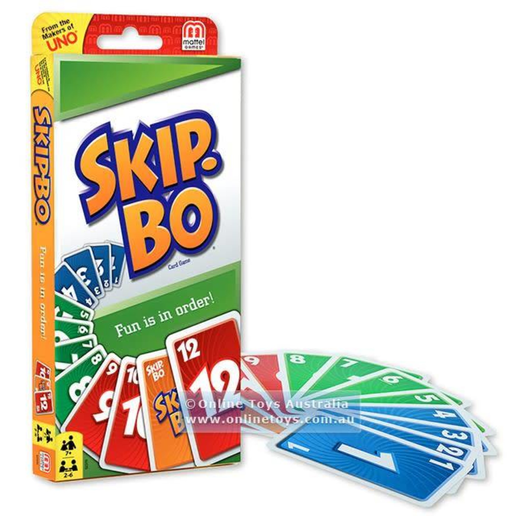 Mattel Inc. Skip Bo jeu de cartes (multi)