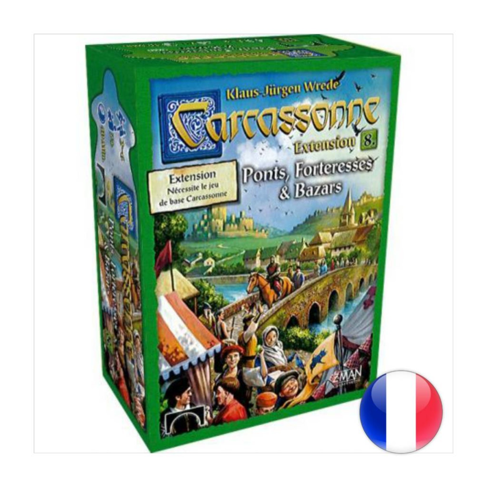 Asmodee Carcassonne 2.0 - Ext. Bazars, ponts & forteresses