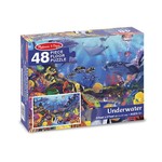 Melissa & Doug Puzzle plancher 48: Underwater