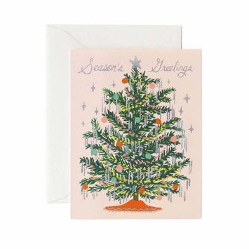 Rifle Paper Co - RP Tinsel Tree Greeting Card