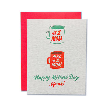 Ladyfingers Letterpress - LF Number 1 Moms Greeting Card