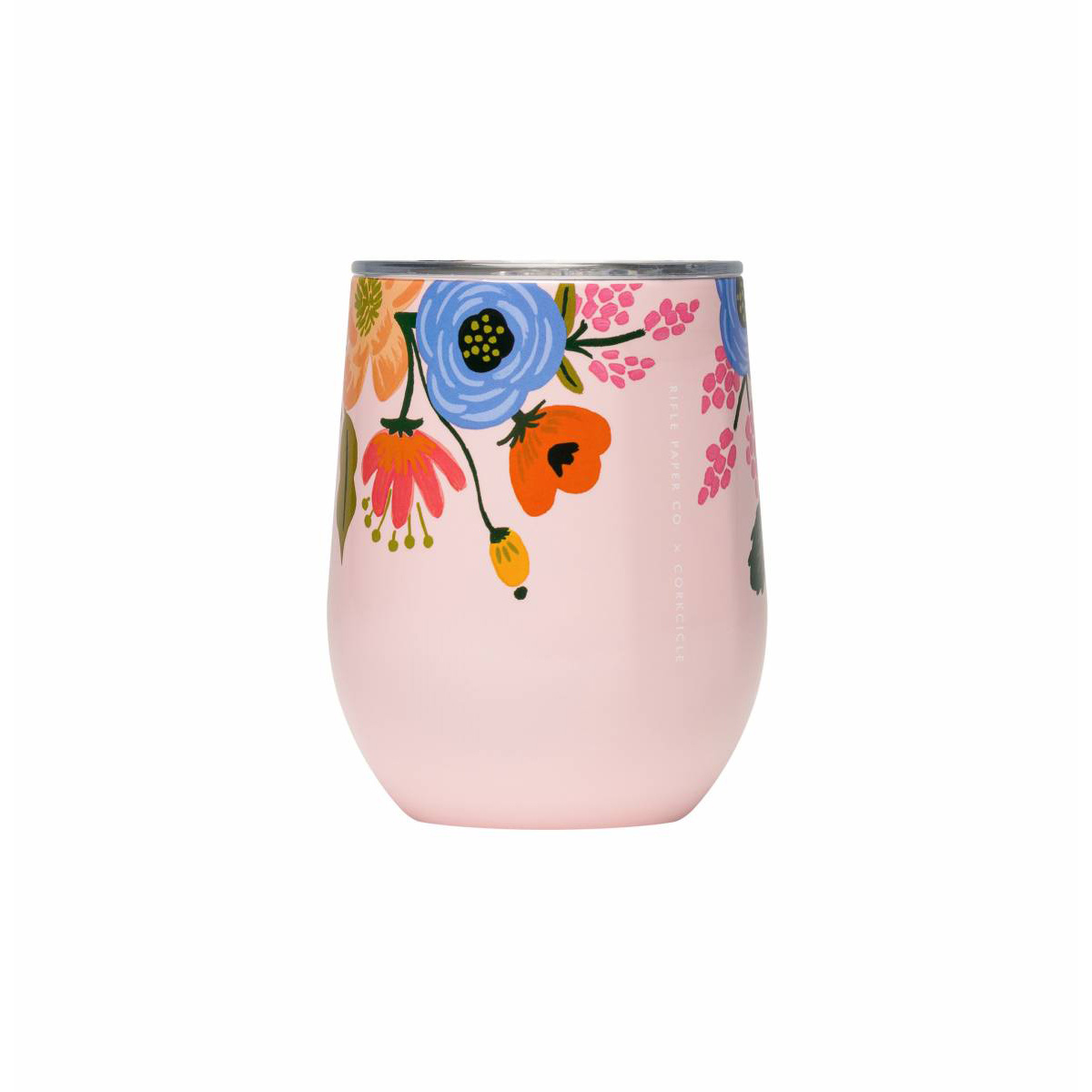 Corkcicle - CO Rifle Paper Co. x Corkcicle Blush Lively Floral Stemless