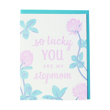 Smudge Ink - SI Clover Stepmom Greeting Card