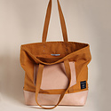 IMMODEST COTTON x Fleabags - IMC Immodest Cotton - Mustard Seed East West Bucket Tote