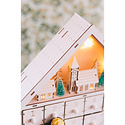 One Hundred 80 Degrees - 180 Light Up White Advent Calendar House