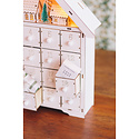One Hundred 80 Degrees - 180 Light Up White Advent Calendar House