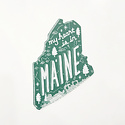Noteworthy Paper and Press - NPP Maine State Sticker