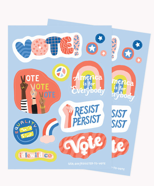 Idlewild Co - ID Idlewild Co - Vote Sticker Sheets