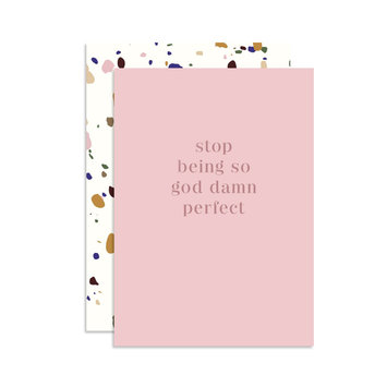 The Social Type - TST Damn Perfect Greeting Card