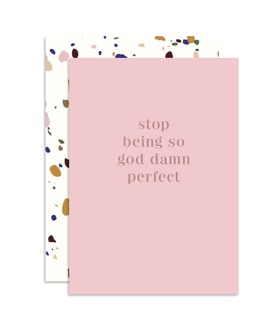 The Social Type - TST Damn Perfect Greeting Card