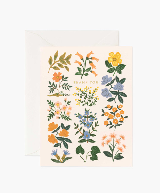 Rifle Paper Co - RP Rifle Paper - Wildwood Thank You Notes, Set of 8