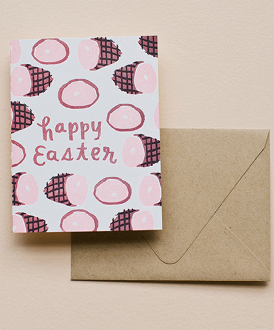 Printerette Press - PRP Happy Easter Ham Card