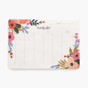 Rifle Paper Co - RP Lively Floral Weekly Desk Pad