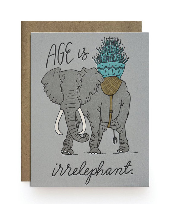 Wild Ink Press - WI Irrelephant Birthday Card