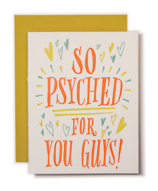 Ladyfingers Letterpress - LF so psyched