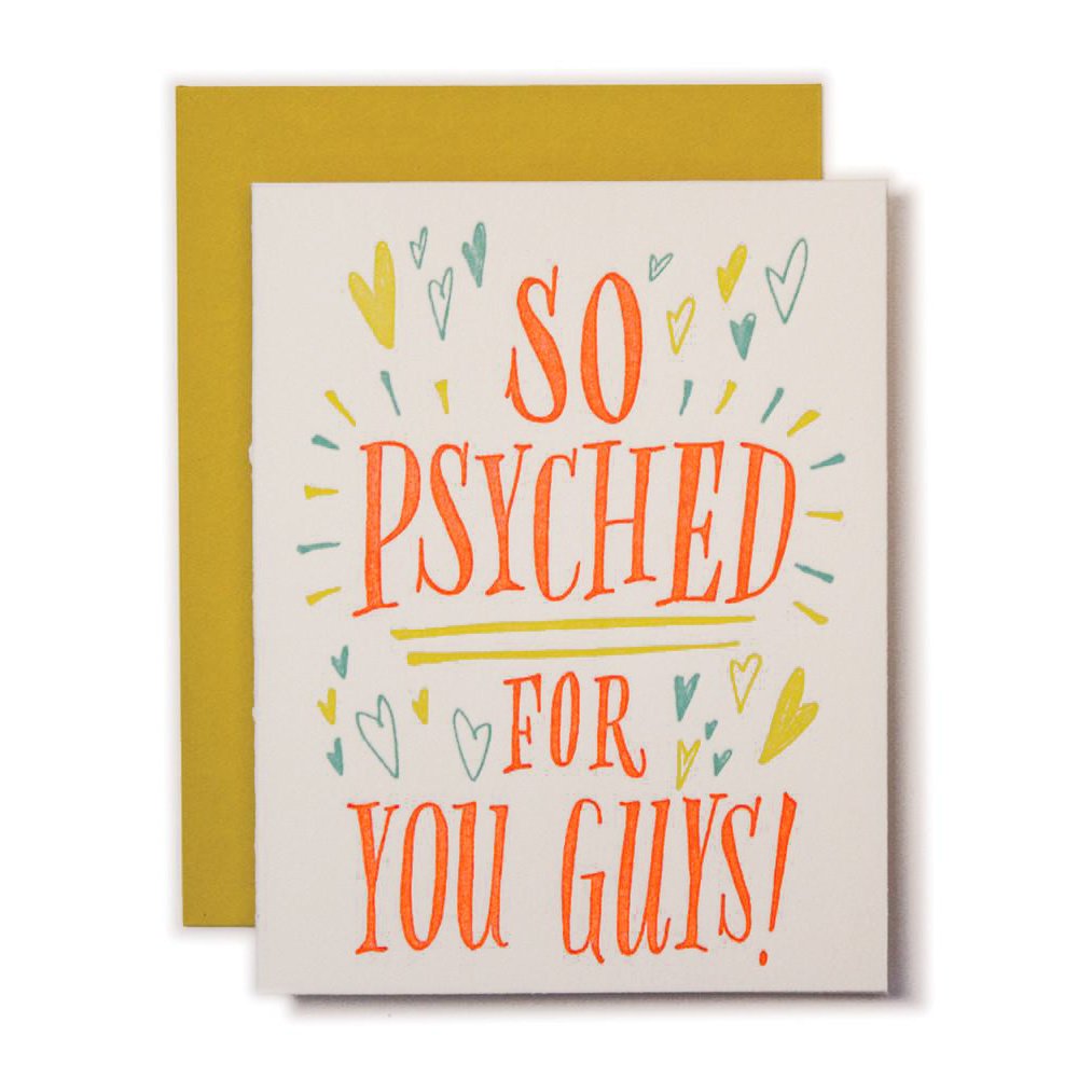 Ladyfingers Letterpress - LF so psyched