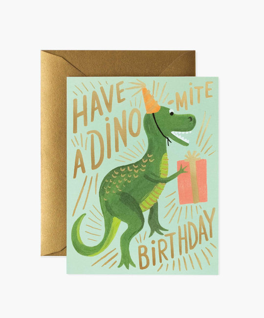 Rifle Paper Co - RP Rifle Paper - Dino-Mite Birthday Card