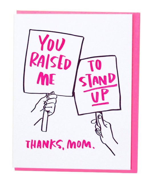 and Here We Are - AHW Stand Up Card