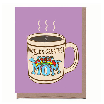 La Familia Green - LFG Scratch and Sniff Step Mom Mug Card