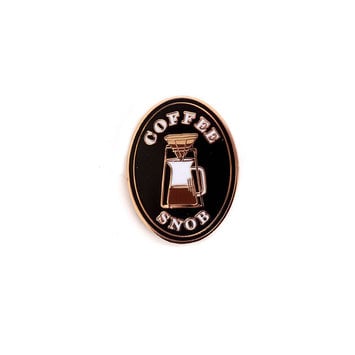 Antiquaria - AN Coffee Snob Pin