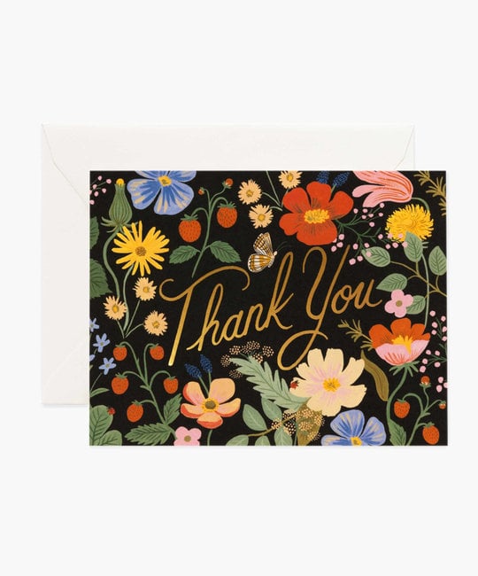 Rifle Paper Co - RP Strawberry Fields Thank You Card