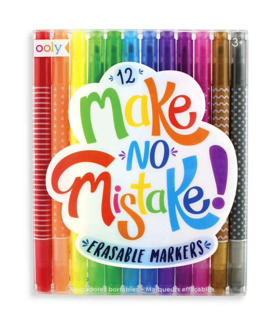OOLY - OO Make No Mistake Erasable Markers (Set of 12)