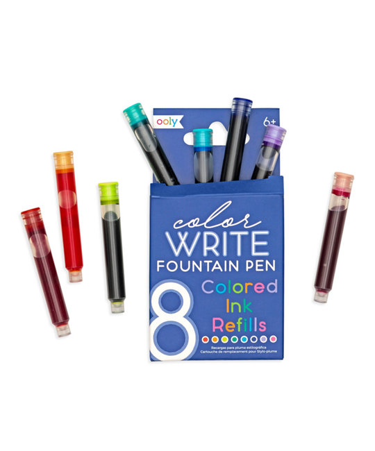 OOLY - OO Color Write Fountain Pens Colored Ink Refills