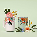 Corkcicle - CO Corkcicle x Rifle Paper Co - Cream Lively Floral Mug