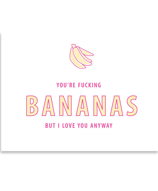 Gus and Ruby Letterpress - GR Gus & Ruby - Bananas
