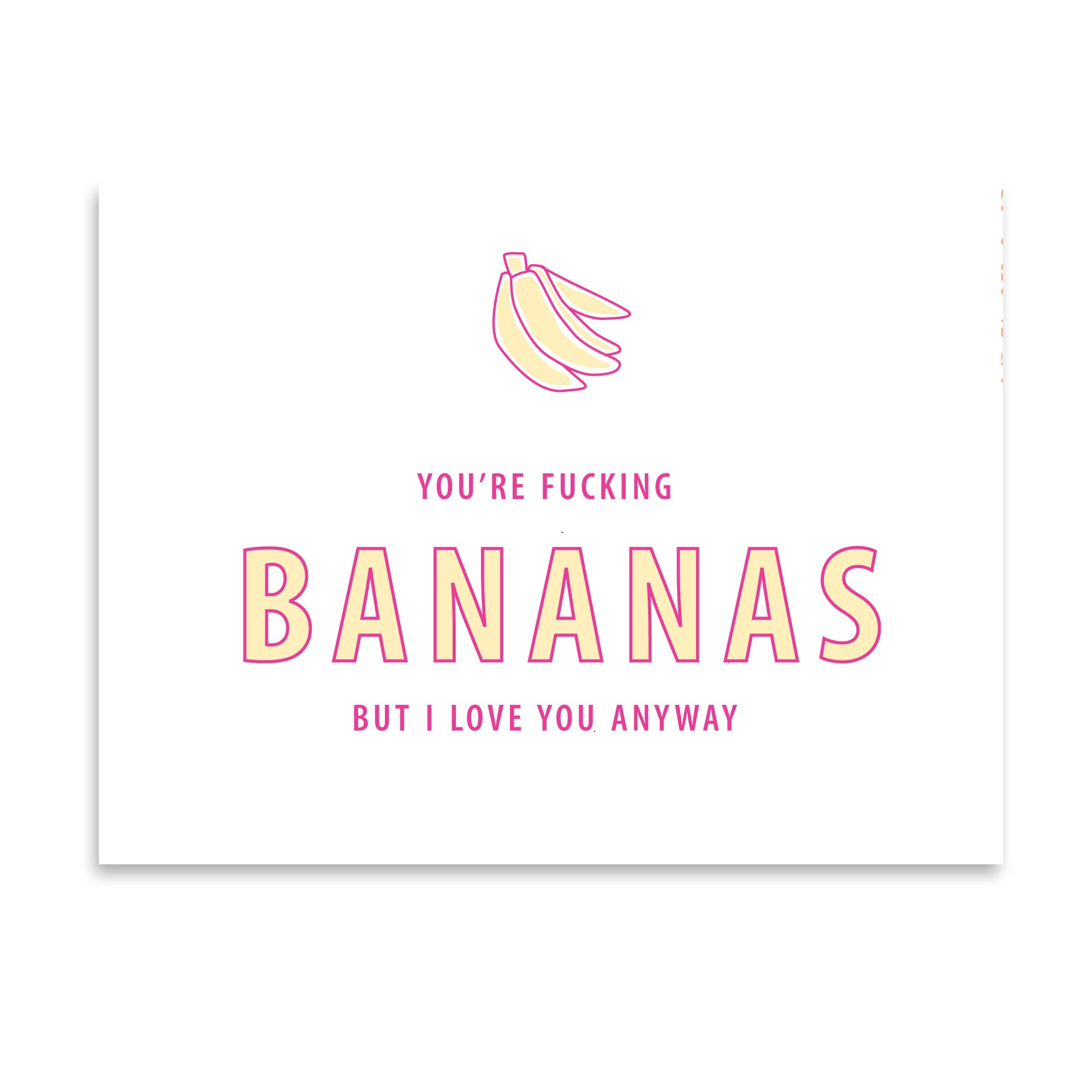 Gus and Ruby Letterpress - GR Gus & Ruby - Bananas