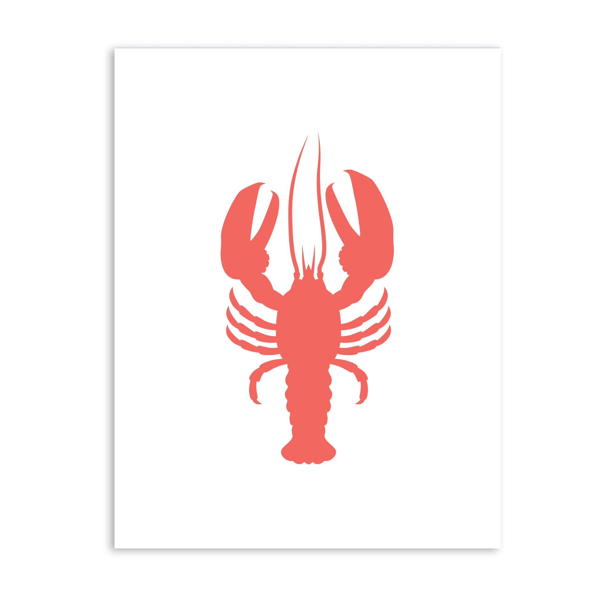 Gus and Ruby Letterpress - GR Gus & Ruby - Red Lobster
