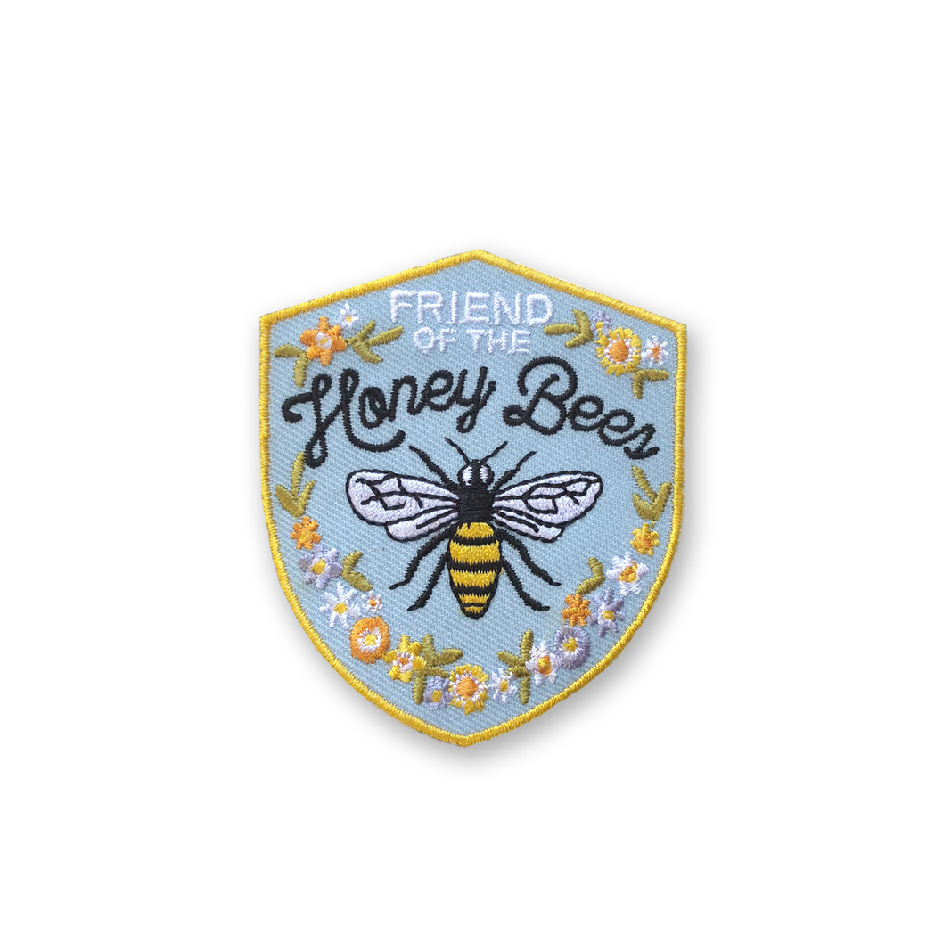 Antiquaria - AN Friend of the Honey Bee Embroidered Patch