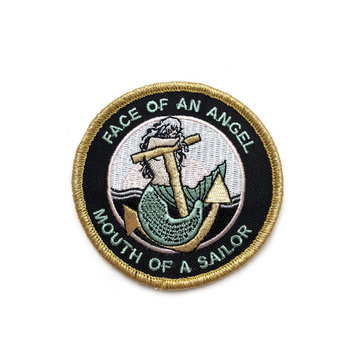 Antiquaria - AN Face Of An Angel Patch, Mouth Of A Sailor Patch